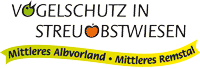 Logo "Vogelschutz in Streuobstwiesen"